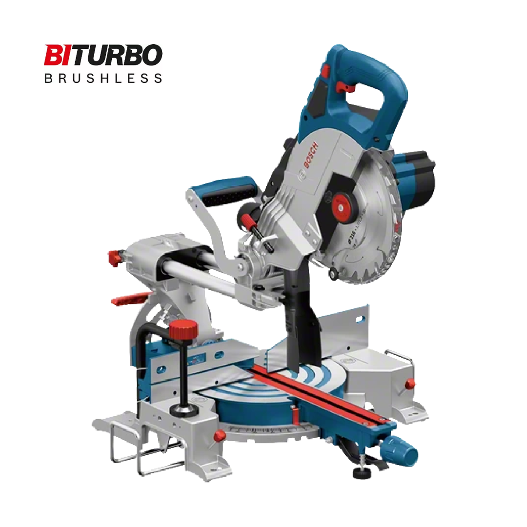 Bosch Biturbo Brushless Cordless 216mm Mitre Saw GCM 18V-216 0601B41040