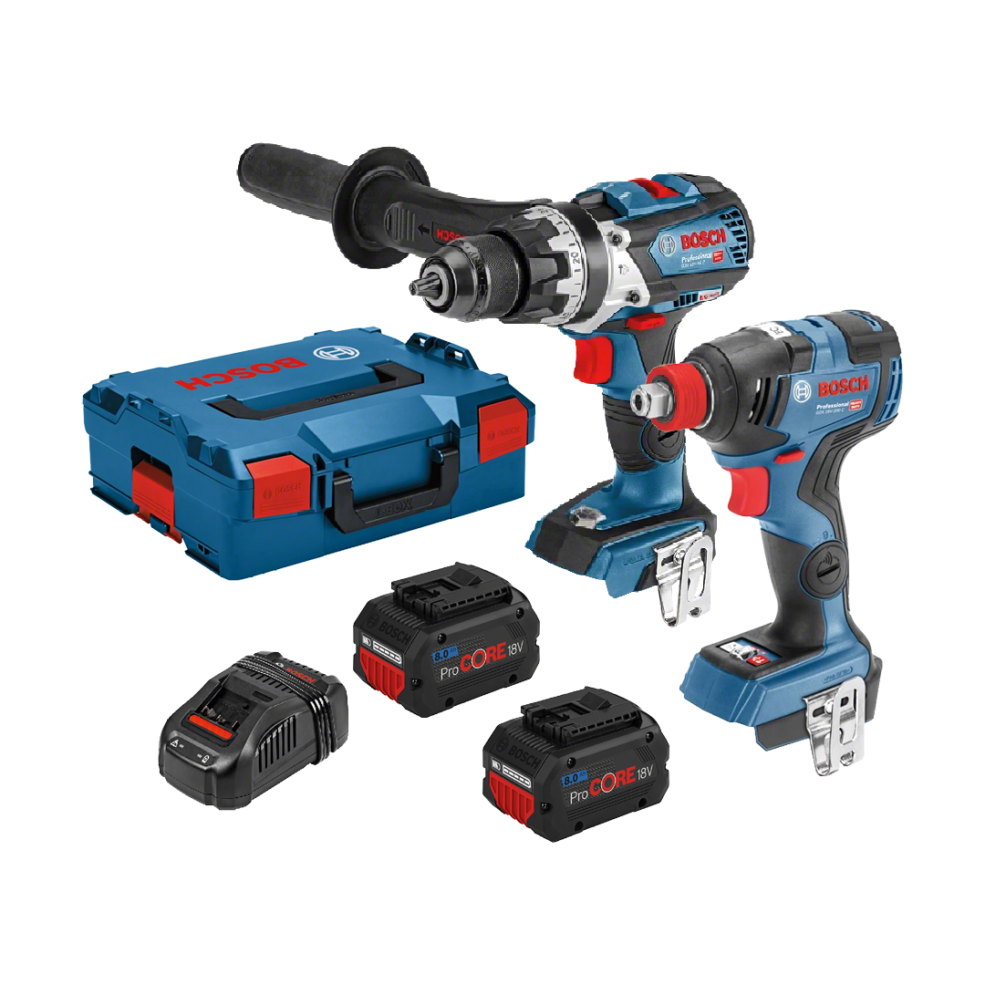 Bosch 18V 2pc 8.0Ah Brushless ProCORE Combo Kit DB 2-BX 0615990L24