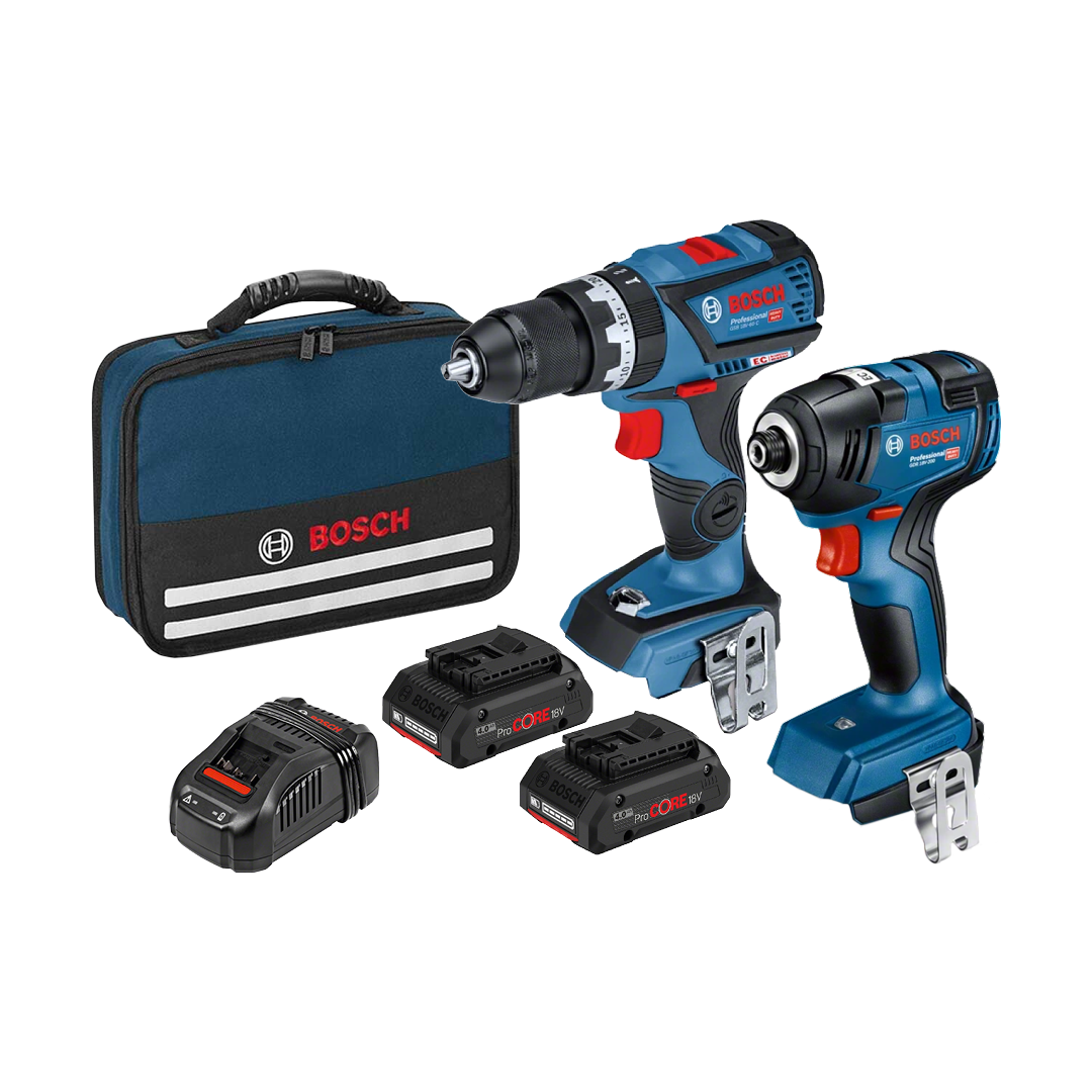 Bosch 18V 2pc 4.0Ah Brushless ProCORE Combo Kit SB 2-BR 0615990L25